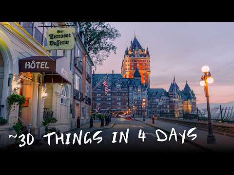 Видео: 30 вещей, которые нужно сделать в Квебеке! Мой 4-дневный маршрут
