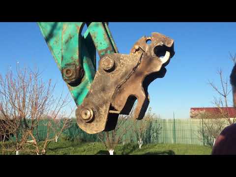 Видео: Быстросъёмный механизм для мини экскаватора