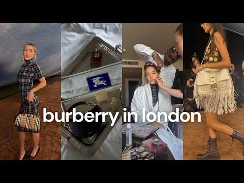 Видео: Лондон с Burberry: больные, опоздавшие и всё ещё актуальные образы 🇬🇧