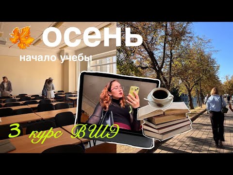 Видео: начало учёбы на 3 курсе ВШЭ // новые предметы, мероприятия