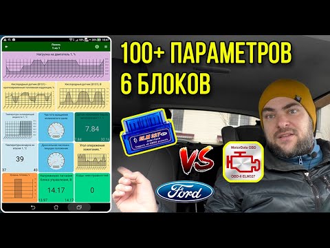 Видео: Что умеет ELM327 и MotorData OBD с плагином для Ford