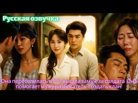Видео: Она переселилась в 1970, вышла замуж за солдата. Она помогает мужу разбогатеть, создать клан!