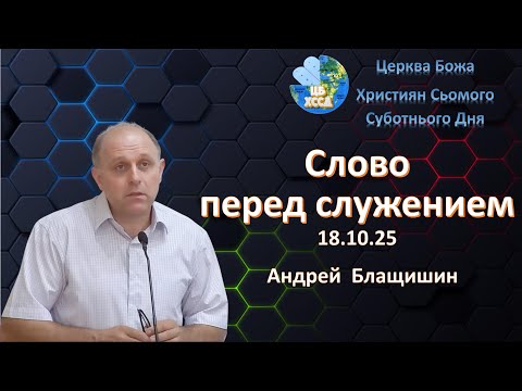 Видео: Андрей Блащишин - Вступительное слово 18.10.25