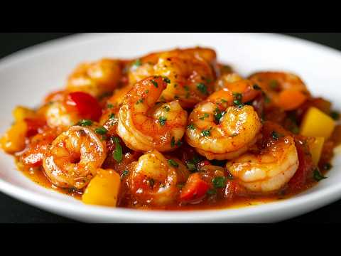 Видео: Скажи нет обычным жареным креветкам! Быстрые и вкусные креветки в остром азиатском соусе с чили и ли