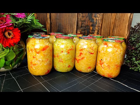 Видео: Салат з капусти на зиму   просто і смачно