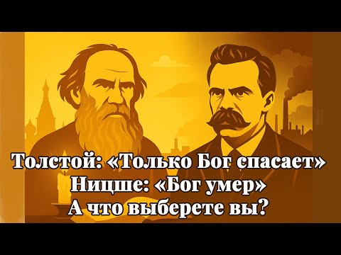 Видео: Толстой vs Ницше: Верить в Бога или в себя?