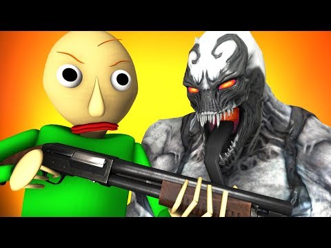 Видео: Балди vs Веном 5: Симбиота из Дробовика (Baldi's Basics | Granny 2 | Гренни хоррор игра 3D Анимация)