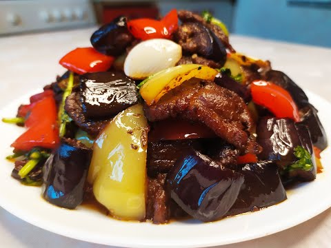 Видео: Тёплый салат из баклажан с мясом по-корейски. (рецепт авторский)
