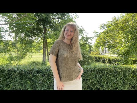 Видео: Античное золото Круглая кокетка крючком