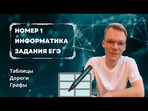 Видео: Номер 1 на Графы из ЕГЭ по Информатике 2024