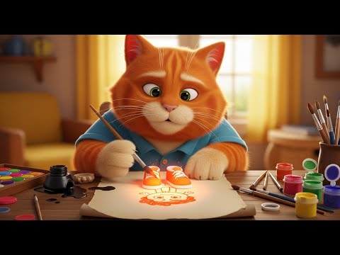 Видео: Кот, который рисовал мелками | Детские Песенки и Развивающий Сборник