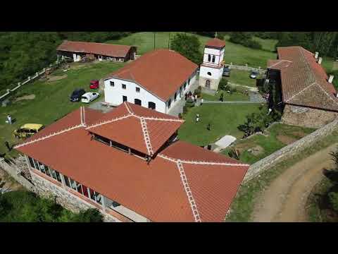 Видео: Манастир Свети Ѓорѓија с.Велушина(Велушки манастир)снимен со дрон