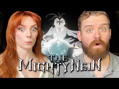 Видео: МАЯК?!? | Реакция и обзор официального трейлера «Могучего Найн» | Критическая роль на NYCC