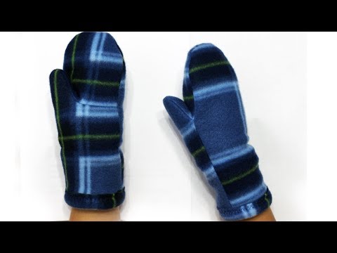 Видео: Мастер класс. Пошив детских рукавиц.