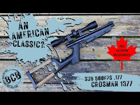 Видео: Обзор Crosman 1377 с частотой кадров ниже 500 FPS! BCBALLISTICS