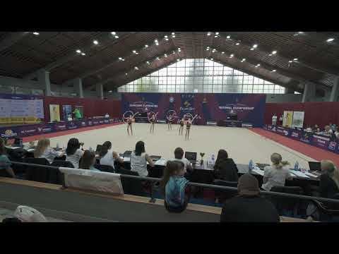 Видео: Държавно първенство ансамбъл Спартак ДМВ, кат. А - 5 обръча