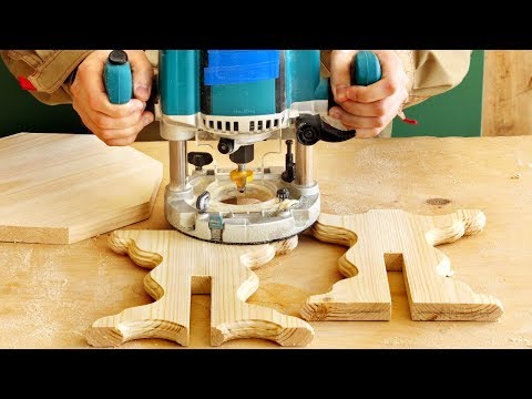 Видео: Фрезерование и сборка маленького стульчика, milling small wooden chair