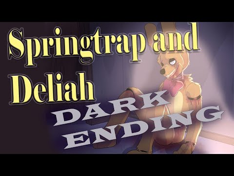 Видео: ПЛОХАЯ КОНЦОВКА ПОЛНОСТЬЮ. Комикс "Springtrap and Deliah" DARK ENDING.