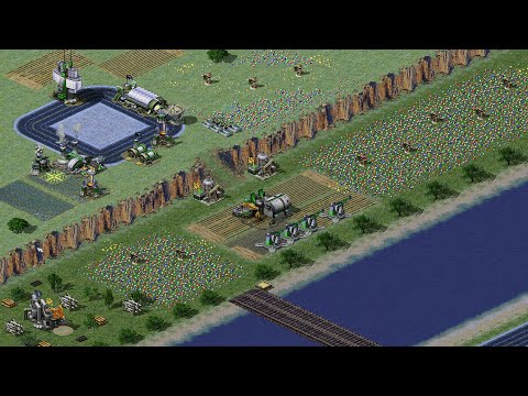 Видео: Red Alert 2 | Месть Юрия | 7 на 1 — сверхсложный ИИ — случайный — 7 на 1