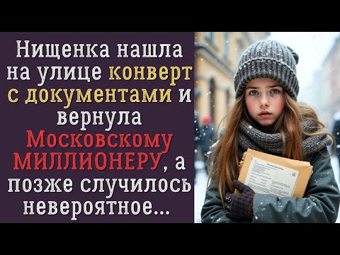 Видео: Нищенка вернула документы богачу… Но правда, открывшаяся после этого, шокировала всех!