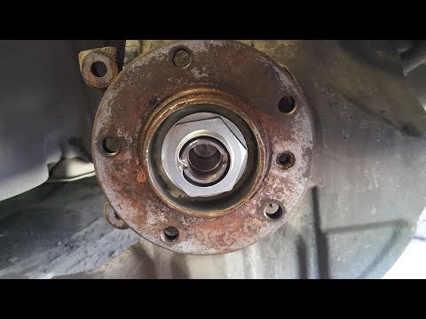 Видео: Замена переднего ступичного подшипника BMW e46 / BMW E46 Front Wheel Bearing Replacement