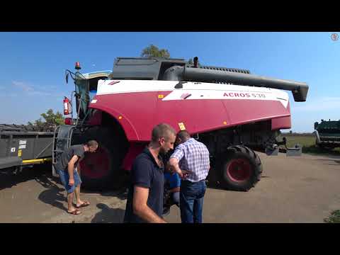 Видео: Цепной привод на Акрос (уменьшение оборотов молотильного барабана). Обзор | Дон-1500 | Вектор