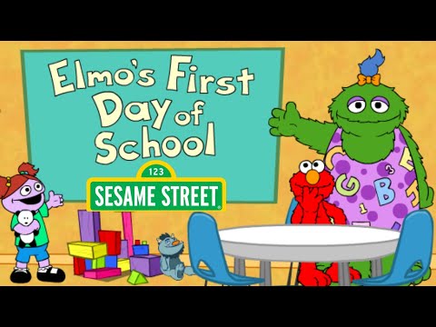 Видео: Первый день Элмо в школе | Улица Сезам PBS Kids | Изучаем распорядок дня и чувства вместе с Элмо!
