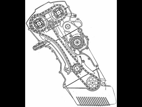 Видео: Замена цепи БМВ е34 м50b20. Часть1