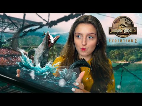 Видео: Обзор | DLC Prehistoric Marine Species Pack | Jurassic World Evolution 2 #18 | Прохождение | Стрим