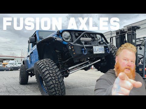 Видео: Передний мост Fusion Elite Kingpin 60 и задний мост Elite 80 с 40-шлицевыми колесами, полностью р...