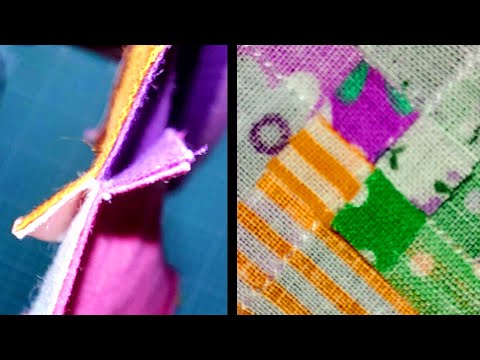 Видео: Пэчворк для начинающих. Идеальные стыки. Как совместить "замок"