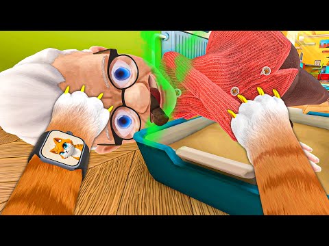 Видео: КОТ VR ВЕРНУЛСЯ ДОМОЙ К БАБУЛЕ, А ТАМ ЭТО... 🐈 в I Am Cat VR