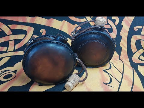 Видео: Учебное пособие по кожевенному ремеслу — бутылка для полевых работ