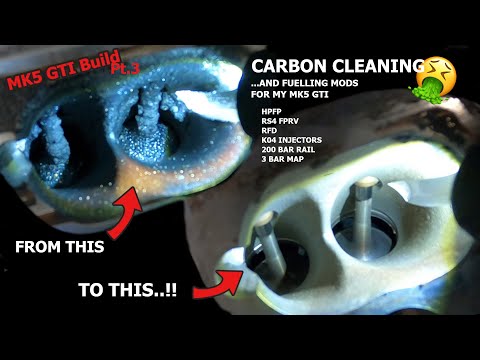 Видео: ОЧИСТКА ОТ УГЛЕРОДА и топливные модификации на VW Mk5 GTI // TFSI