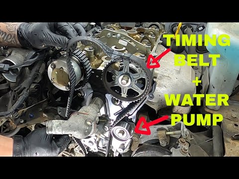 Видео: РЕМЕНЬ ГРМ И ВОДЯНОЙ НАСОС: MX5 Miata КАК