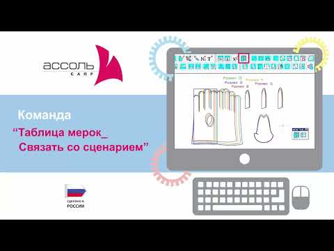 Видео: Таблица мерок в Параметрическом конструировании САПР АССОЛЬ
