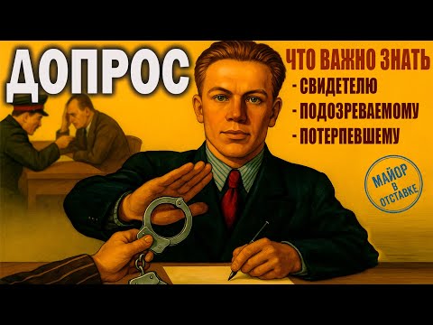 Видео: Допрос — как не сесть за собственные слова