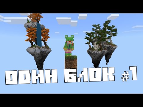 Видео: ОДИН БЛОК #1 ВЫЖИВАНИЕ MINECRAFT | WERDNA 369 XOF