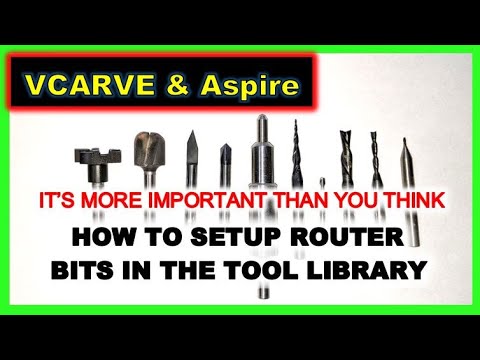 Видео: Как настроить подачу и скорость фрезы ЧПУ в базе данных библиотеки инструментов Vectric Vcarve и ...