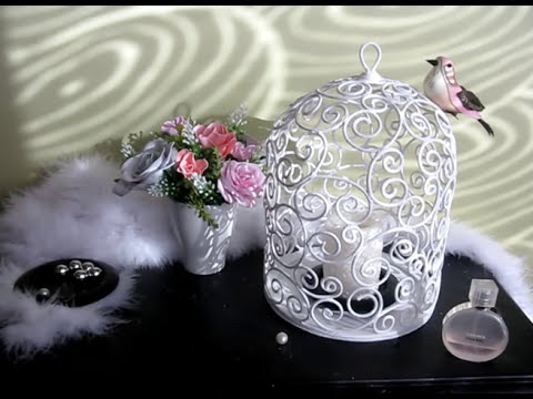 Видео: КАК СДЕЛАТЬ ажурную ДЕКОРАТИВНУЮ КЛЕТКУ без инструментов НЕОБЫЧНЫЙ СПОСОБ