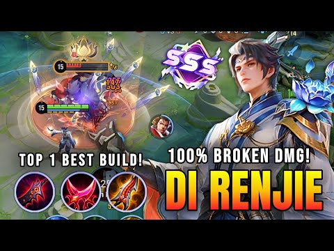 Видео: ЛЕГКО +3 ЗВЕЗДЫ! 100% разрушенная линия DMG от Ди Жэньцзе в Honor Of Kings — топ-1 лучших сборок!