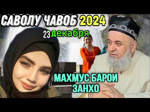 Видео: ХОЧИ МИРЗО САВОЛУ ЧАВОБ 23 ДЕКАБРЯ 2024 ЗАН ДОРО ОГОХ БОШЕД
