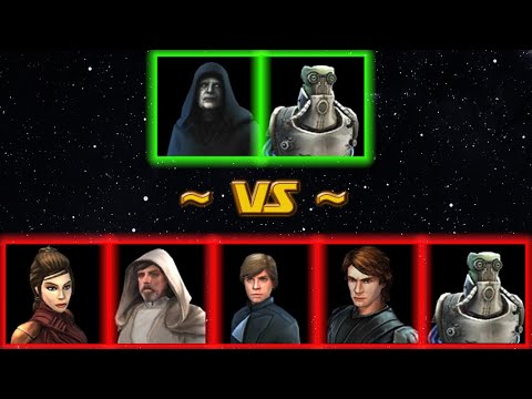 Видео: лПалп против Бастила+мЛюк / SEE vs Bastila+JML - (SWGOH - RH Alliance)