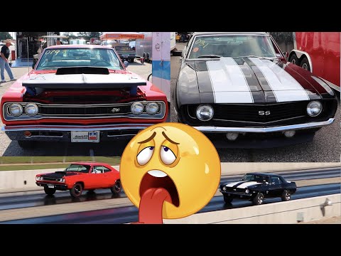 Видео: 1969 Dodge Super Bee A12 дрэг-рейсинг 1969 Chevrolet Camaro Super Sport 396 | STOCK DRAG RACE