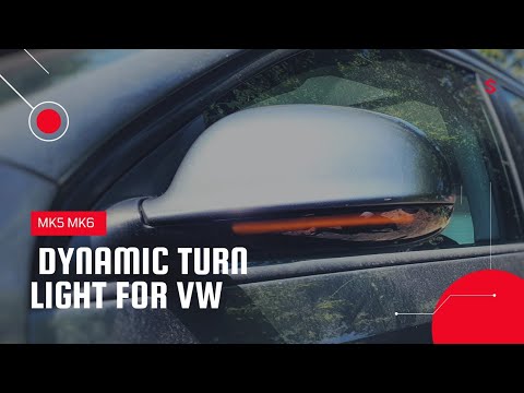 Видео: Замена повторителей в зеркалах на dynamic turn light VW Golf 5 / Golf 6 variant