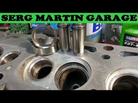 Видео: Почему проседают седла клапанов на газу. Замена седел клапанов в ГБЦ