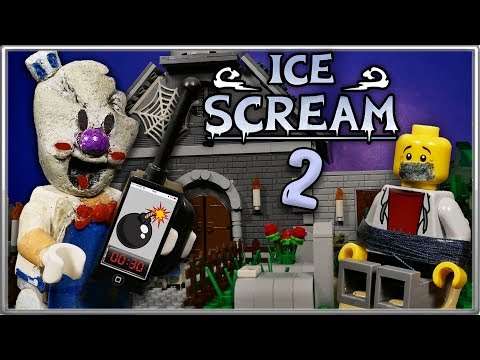 Видео: LEGO Мультфильм Мороженщик 2 Часть - Horror Game Ice Scream 2