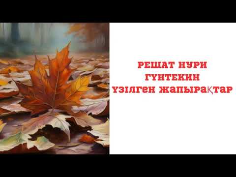 Видео: Решат Нури Гүнтекин.Үзілген жапырақтар. 2-бөлім  #әлемдікклассика #аудиокітап