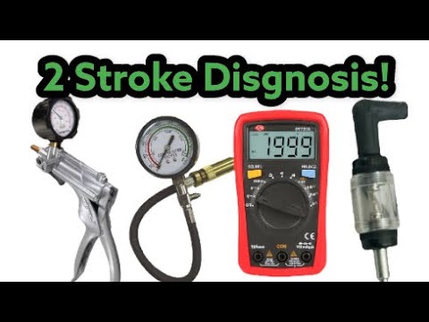 Видео: Ремонт триммера, включая демонстрацию испытаний для всех двух тактов.