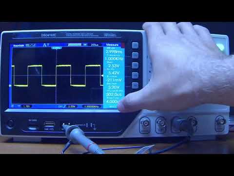 Видео: Обзор функционала осциллографа DSO4102C часть 1